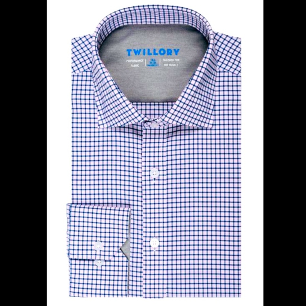 Men’s TWILLORY Window Pane Shirt👔
